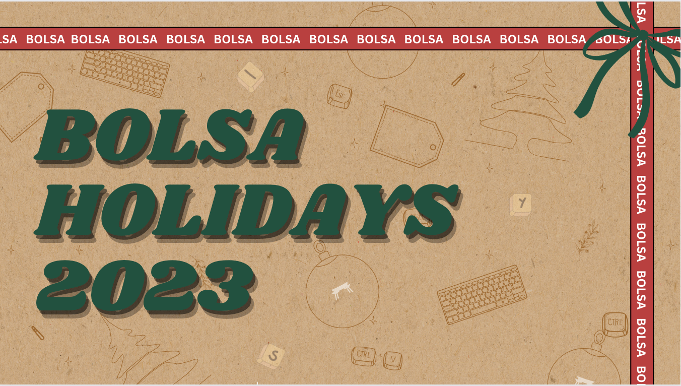 Bolsa Holiday Sales Are Live!