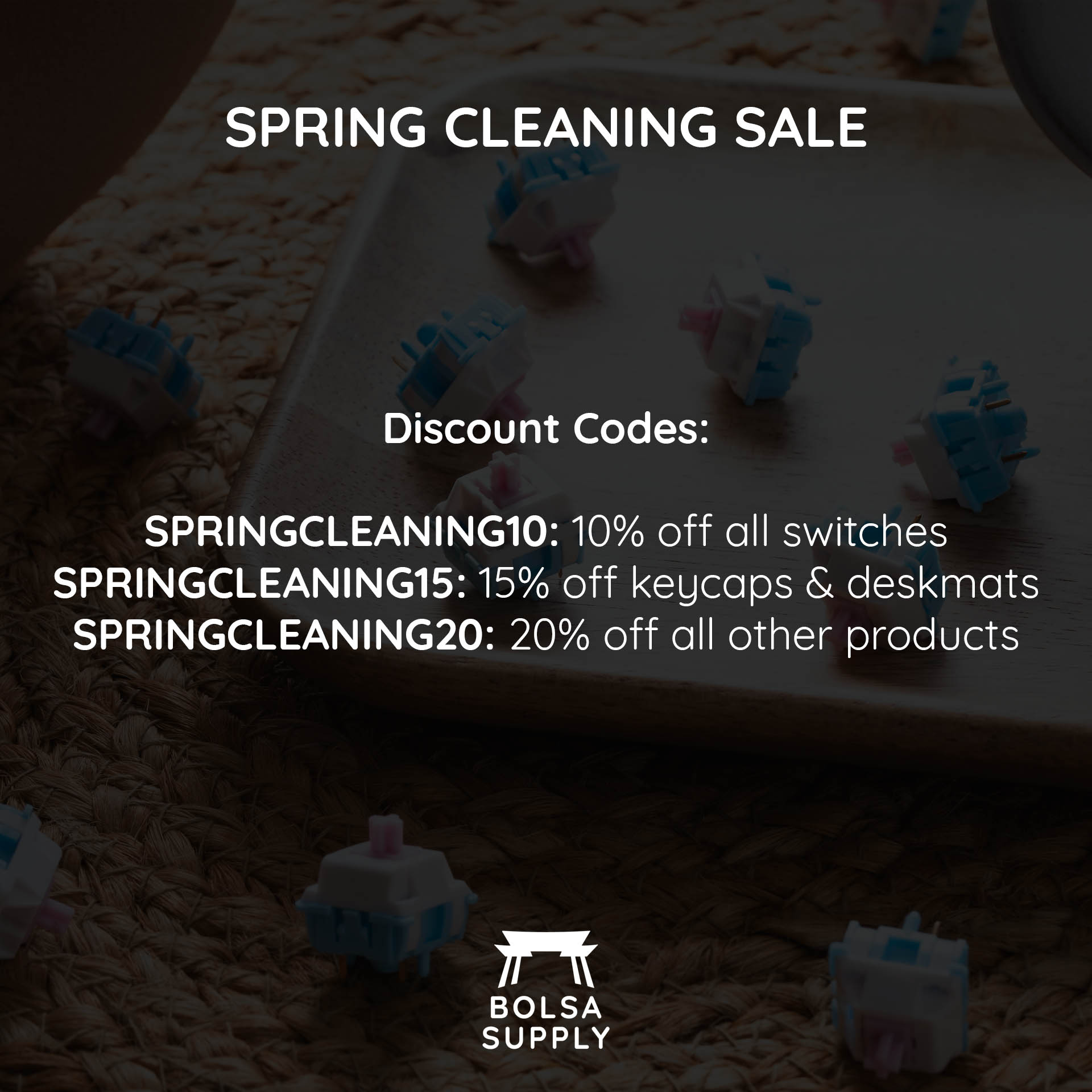 Spring Cleaning Sales Event Live!